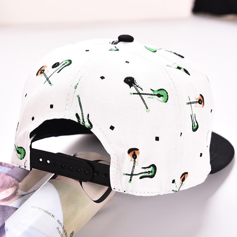 Guitar Print Baseball Cap