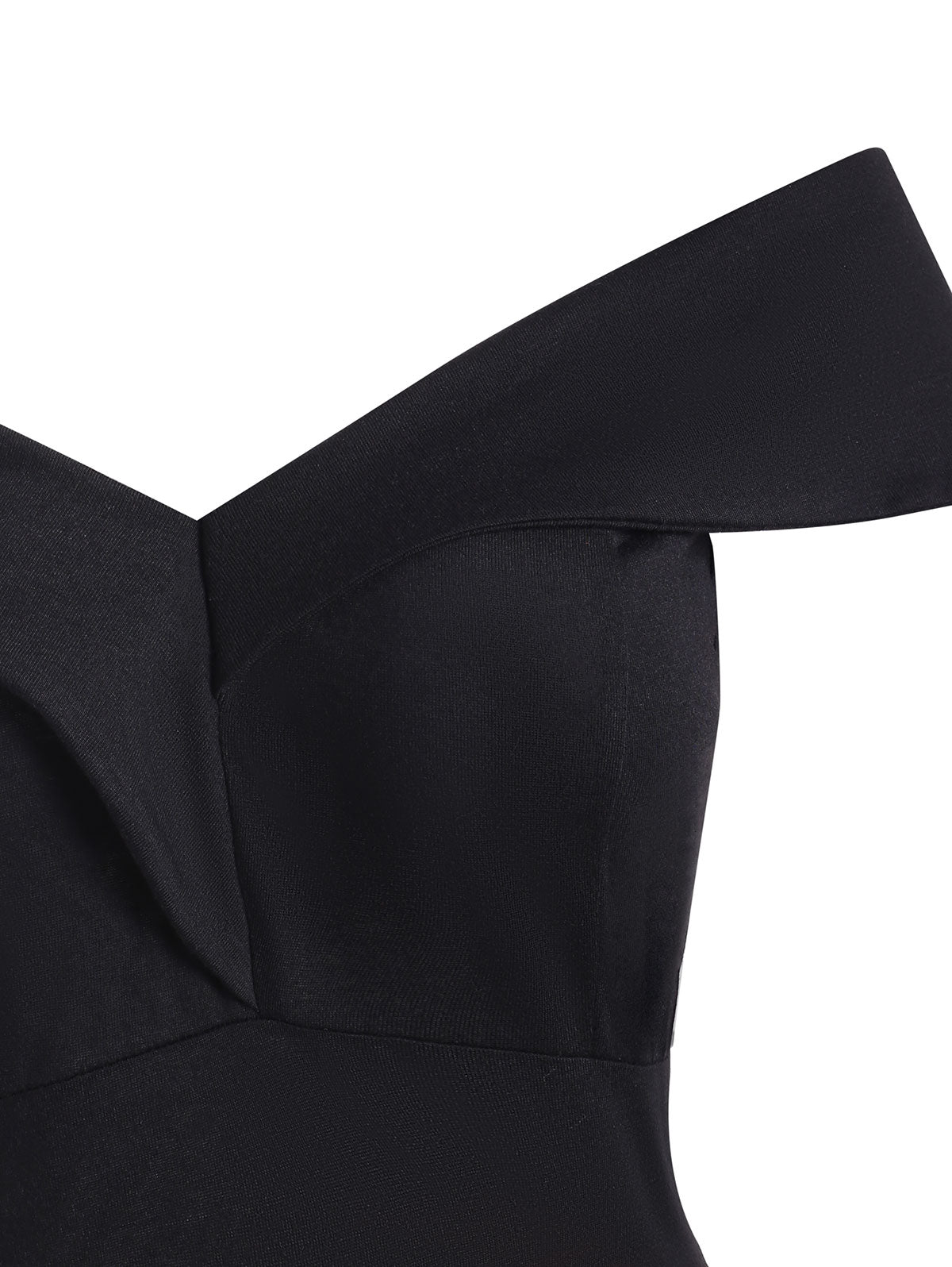 Santa Claus Music Off-Shoulder Dress