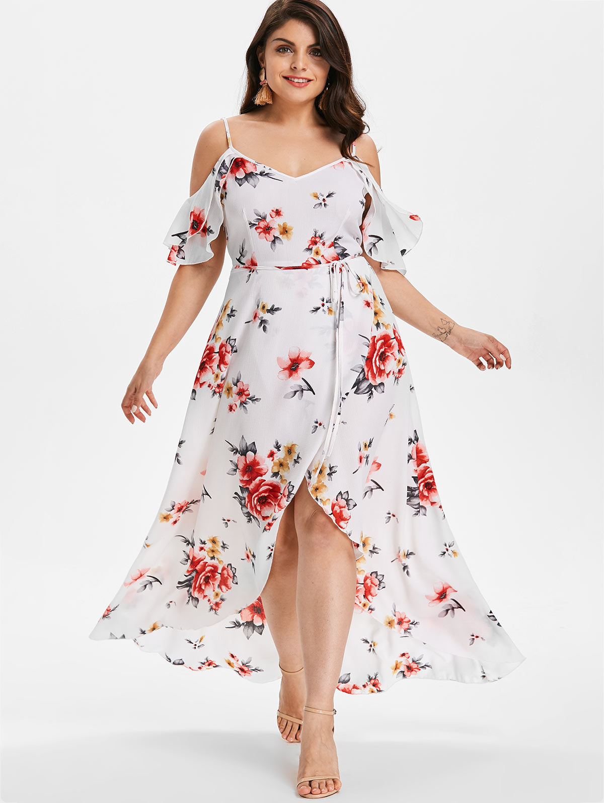 Summer Floral Plus Size Dress
