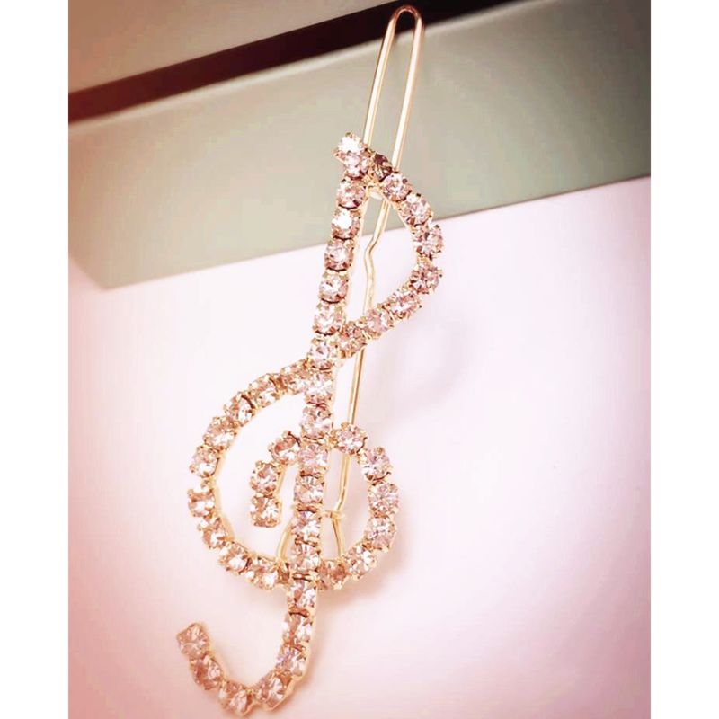 Free - Elegant Treble Clef Hair Clip