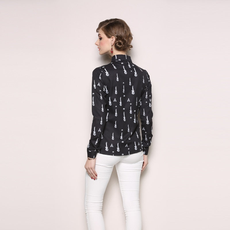 Women Guitar Casual Shirt