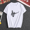 Music Notes Printed Women Tee