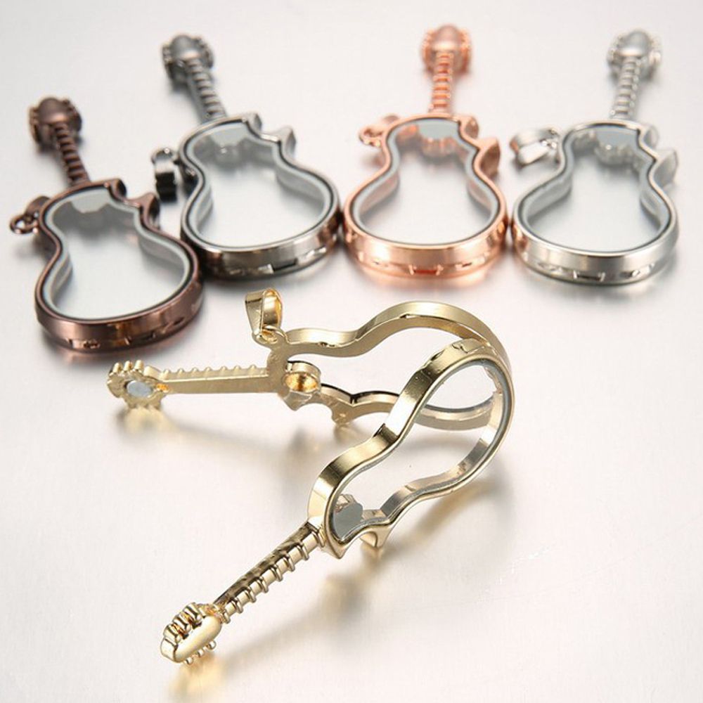 Free - Guitar Magnetic Floating Locket Charm
