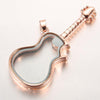 Guitar Magnetic Floating Locket Charm - Rose Gold - { shop_name }} - Review