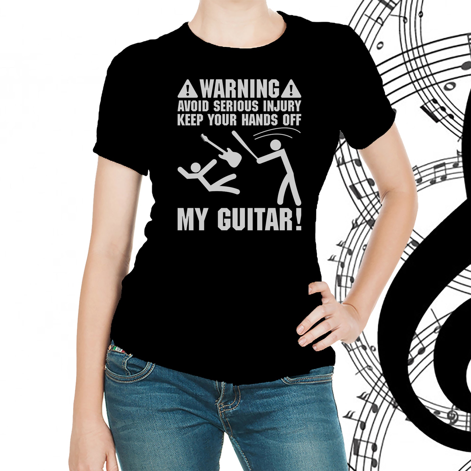Keep Your Hands Off My Guitar T-shirt