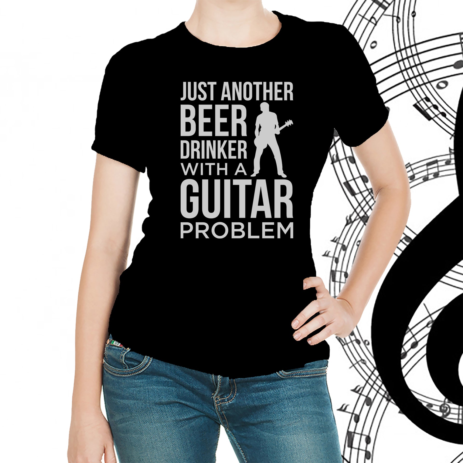 Just Another Beer Drinker With A Guitar Problem T-shirt