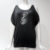 Music Treble Clef Off Shoulder Top