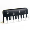 Piano Music Notes Wallet