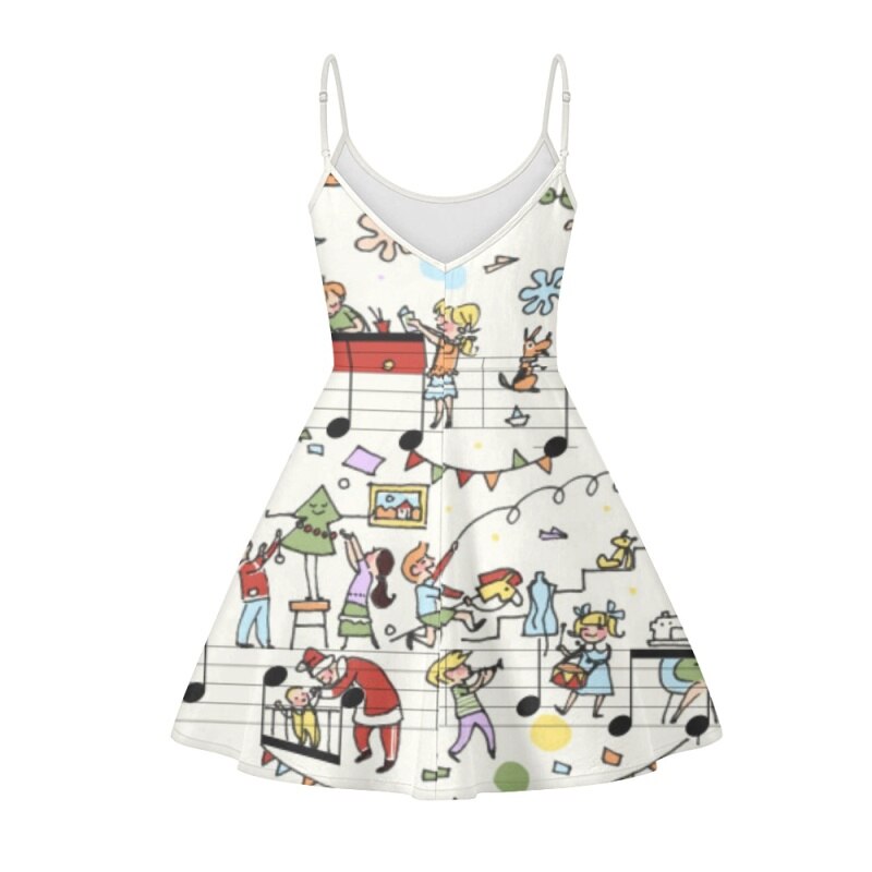 Music Notes Knee-length Dress
