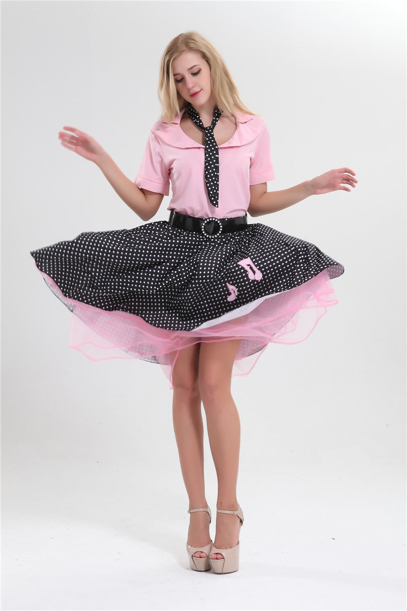 Plus Size Retro Music Notes Dress