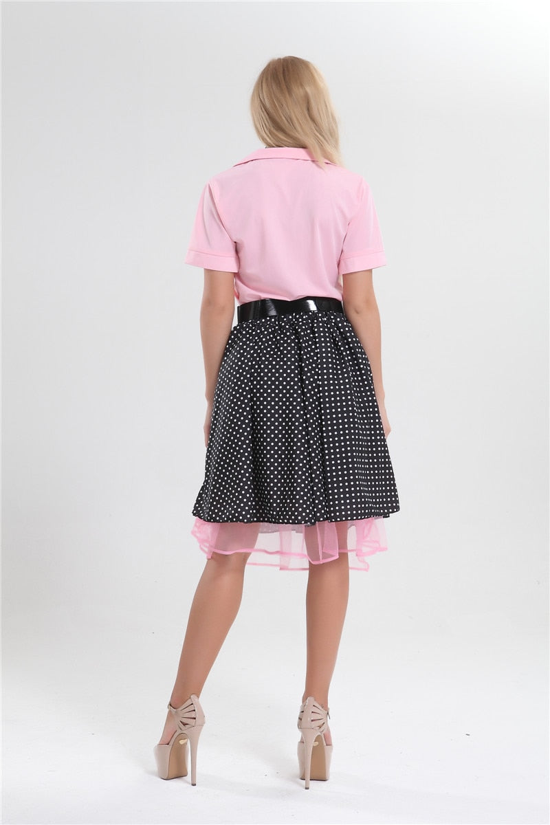 Plus Size Retro Music Notes Dress