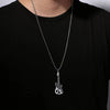 Fashionable Guitar Pendant Necklace