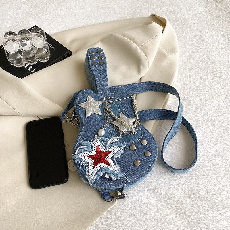 Creative Guitar Crossbody Bag