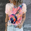 Guitars Painting O-Neck T-Shirt