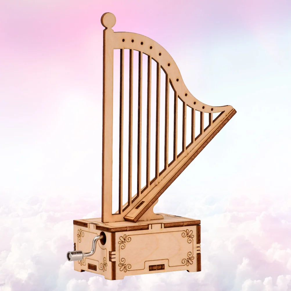 DIY Wooden Harp Music Box