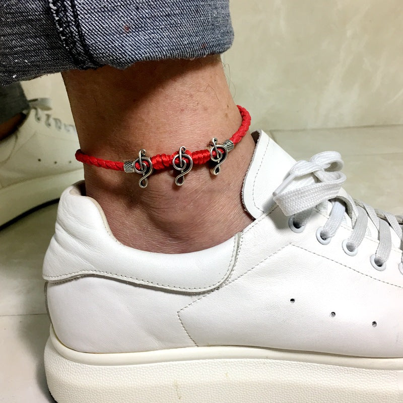 Free - Punk Music Notes Anklet