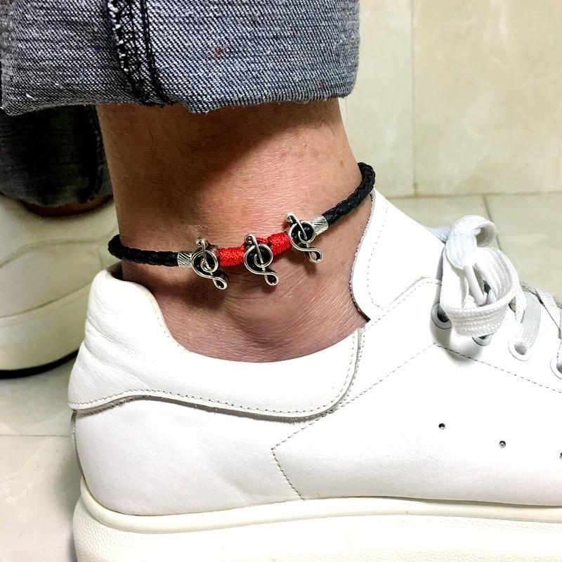 Punk Music notes Anklet