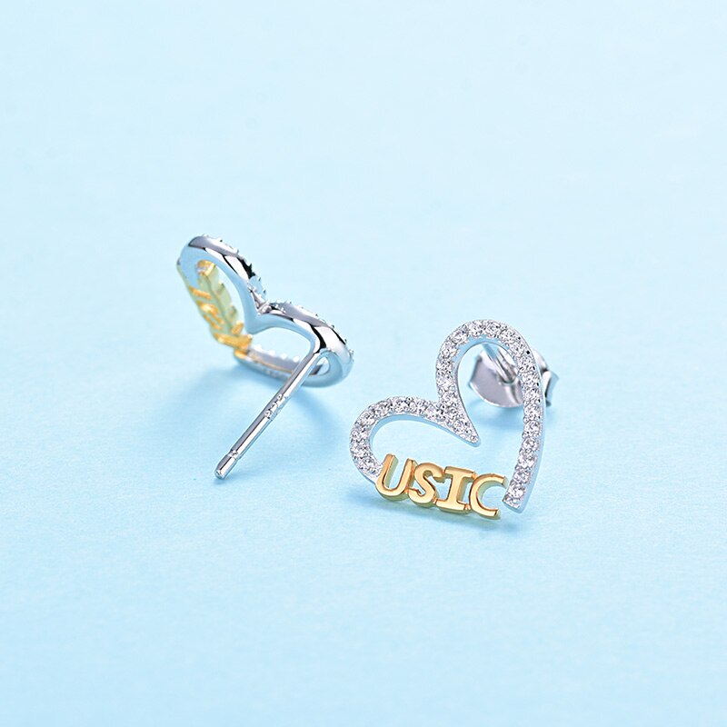 Heart Music Stud Earrings