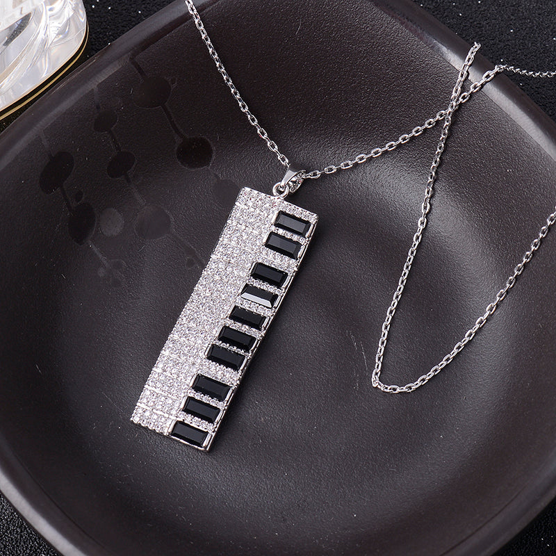Crystal Piano Pendant Necklace - Artistic Pod Review