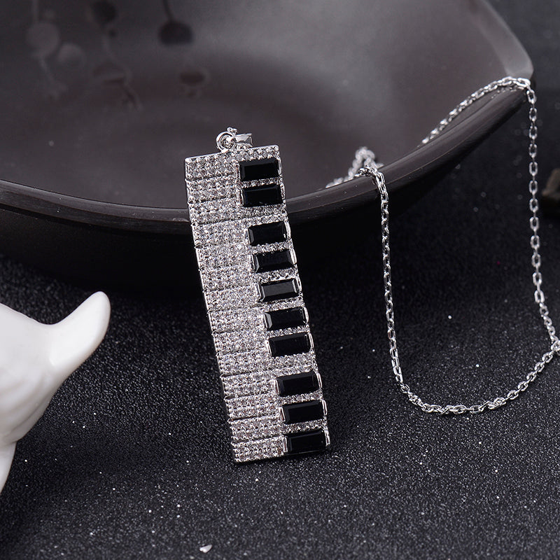 Crystal Piano Pendant Necklace - Artistic Pod Review