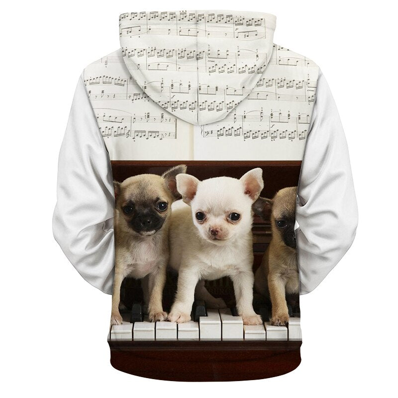 Puppies & Music Hoodie