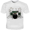 3D Drum Print T-shirt - { shop_name }} - Review