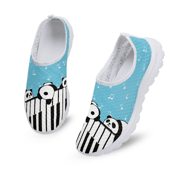 Music Note Piano Mesh Sneakers - Artistic Pod
