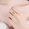 Resizable Musical Note Gold Ring
