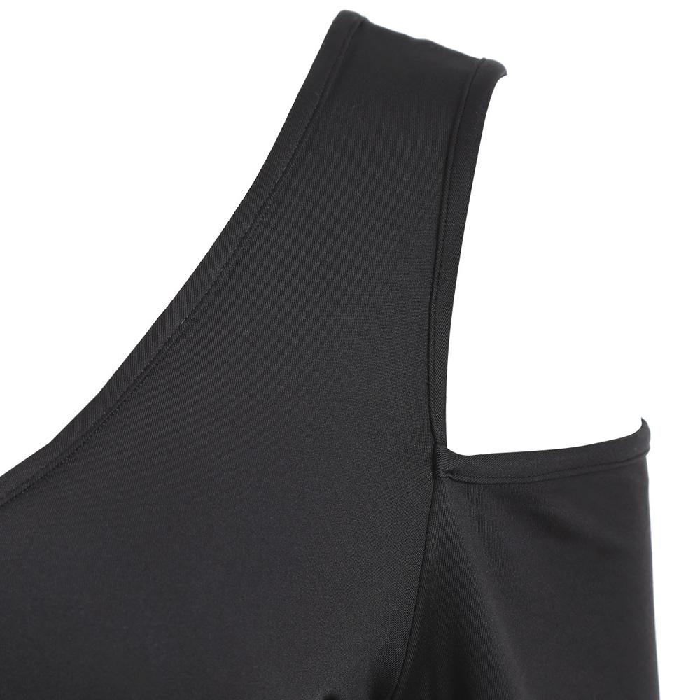 Sexy Shoulder Music Note Party Dress - { shop_name }} - Review