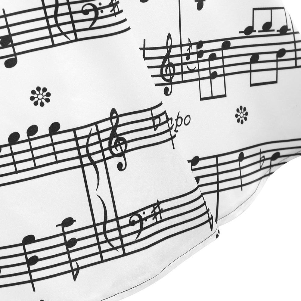 Sexy Shoulder Music Note Party Dress - { shop_name }} - Review