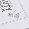 Shiny Crystal Music Note Earrings