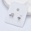 Shiny Crystal Music Note Earrings