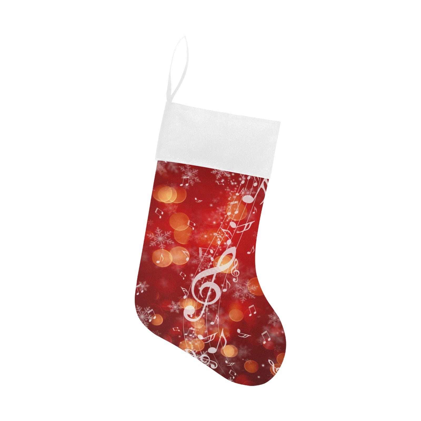 Music Notes Christmas Stocking