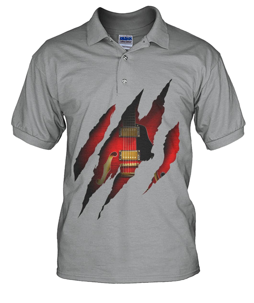 Guitar Men's Polo