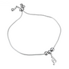 Silver Music Note Chain Bracelet