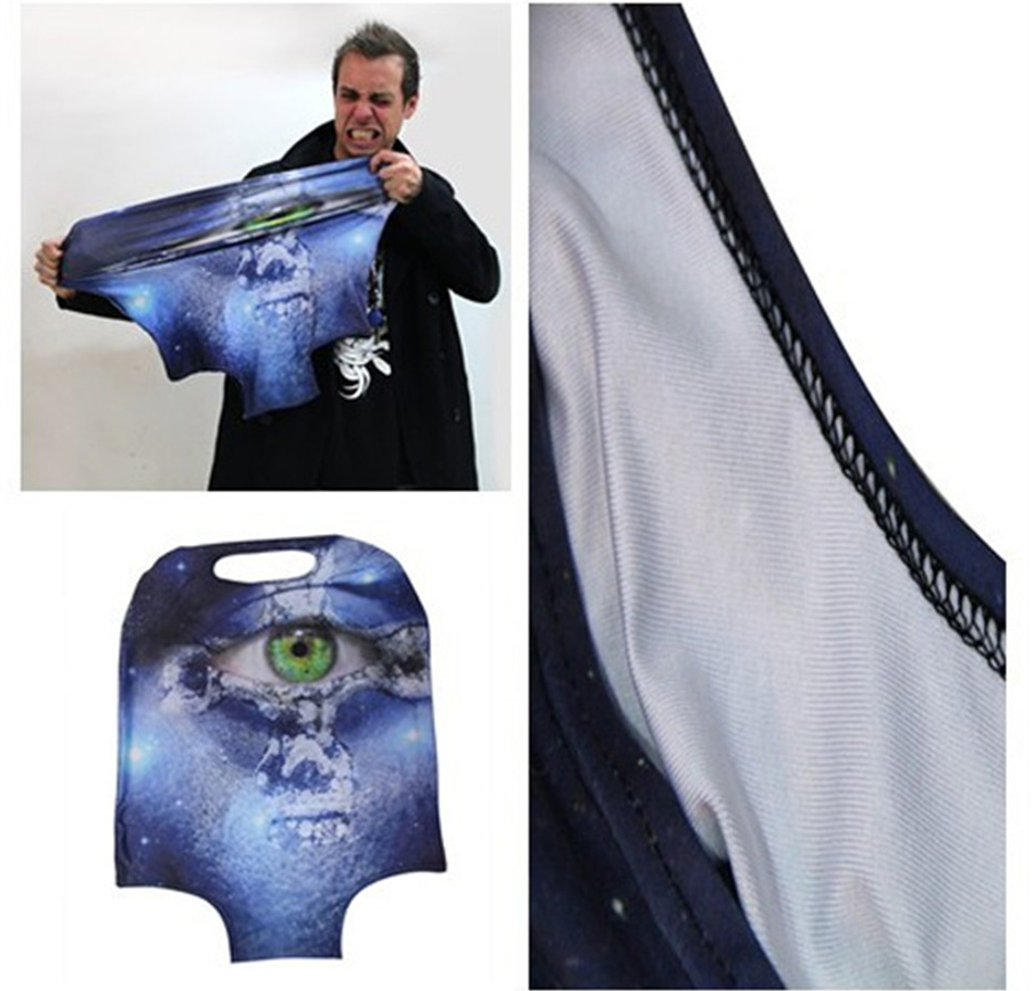 Music Notes Print Luggage Cover