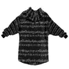 Music Sheet Blanket Hoodie