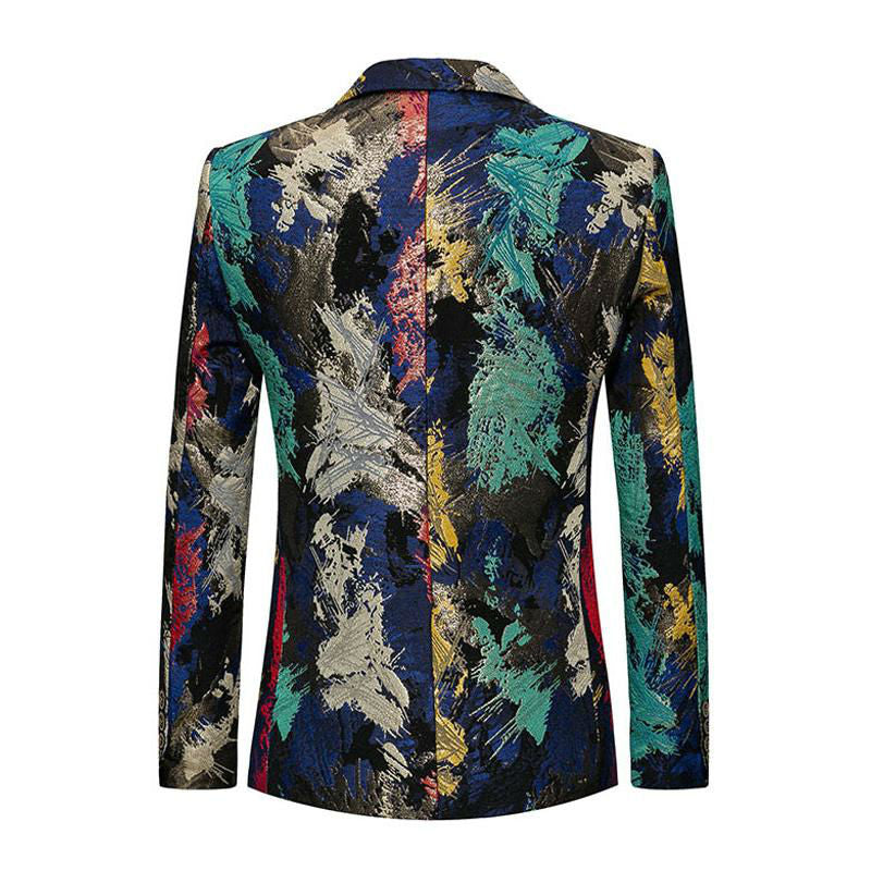 Colorful Abstract Printed Blazer - Artistic Pod Review