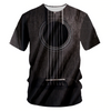 3D Black Guitar T-shirt - { shop_name }} - Review