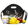 Piano Music Notes Neoprene Lunch Bag