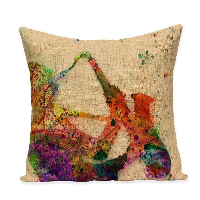 Music Guitar Saxophone Pillowcases