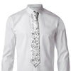 Music Notes White Tie