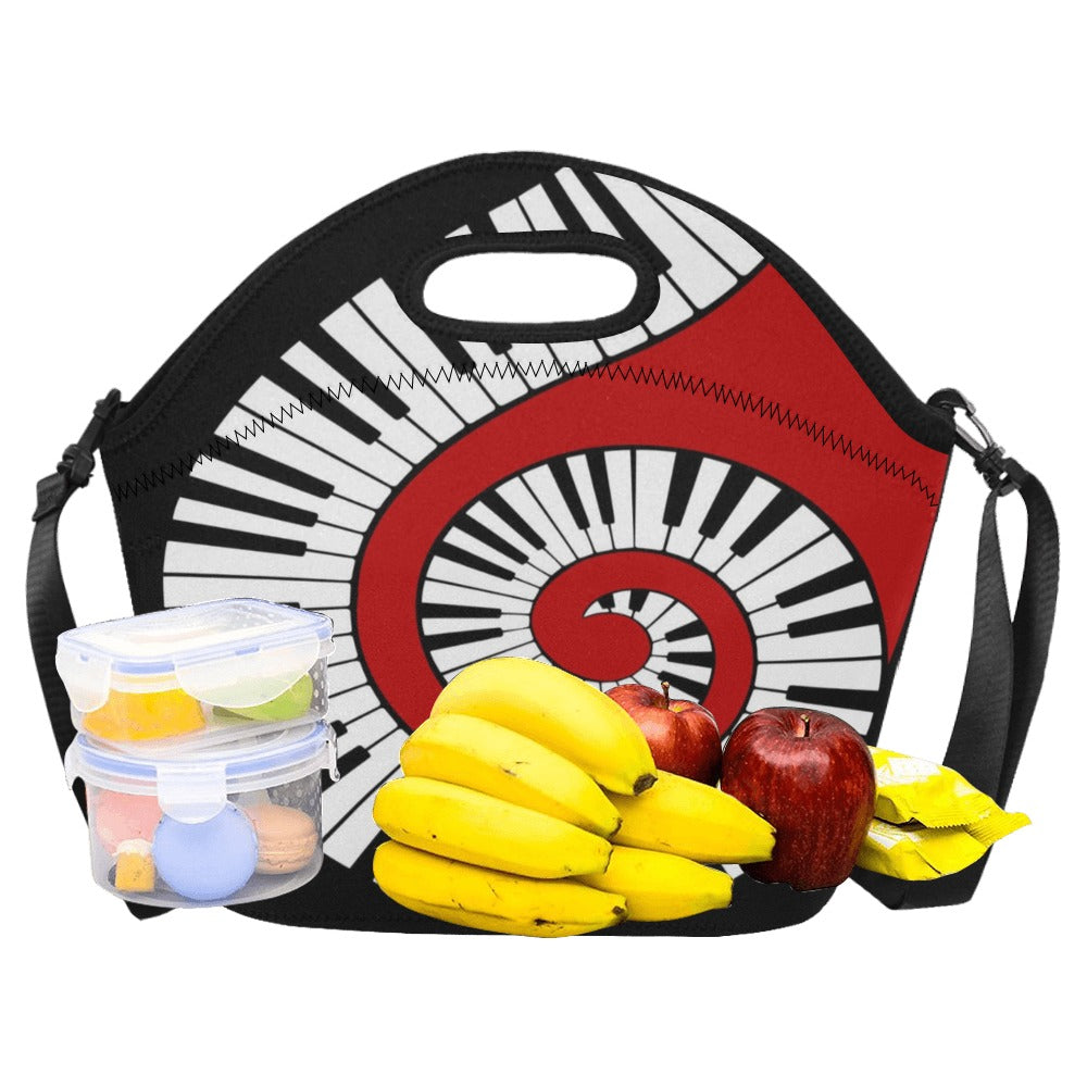 Piano Keys Twisted Neoprene Lunch Bag