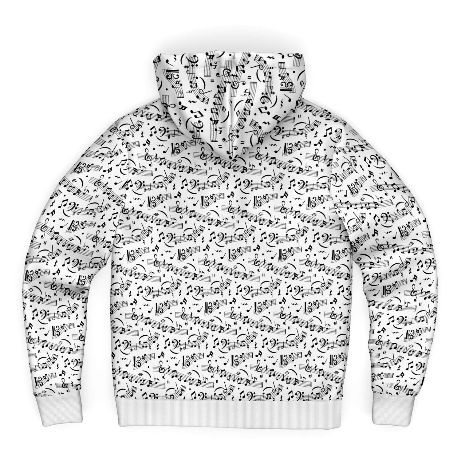 Music Notes Microfleece Ziphoodie