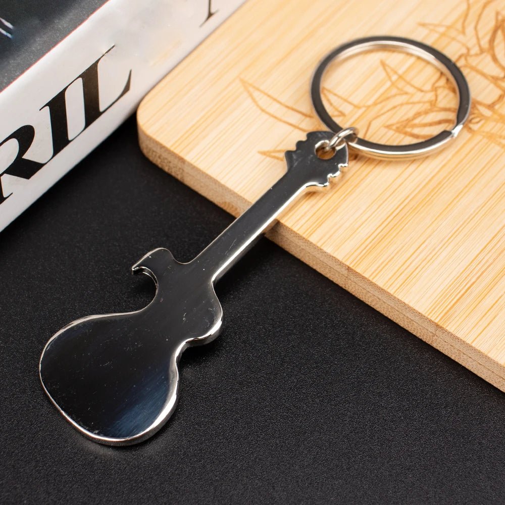 Guitar Bottle Opener Keychain