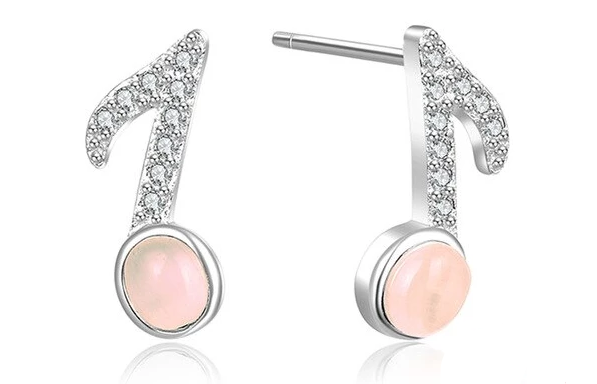 Stud Musical Note Earrings