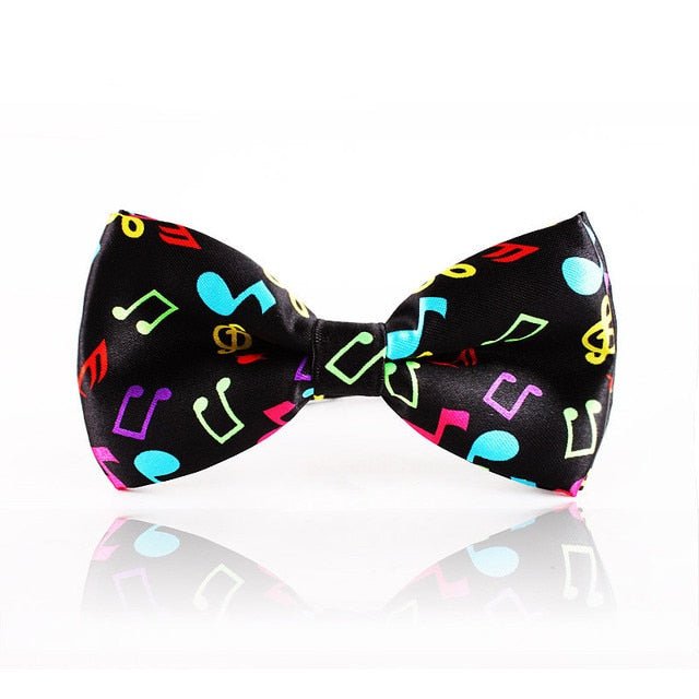 Colorful Music Notes Bow Tie