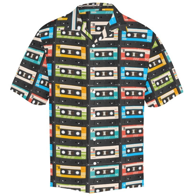 Cassette Tape Hawaiian Shirt