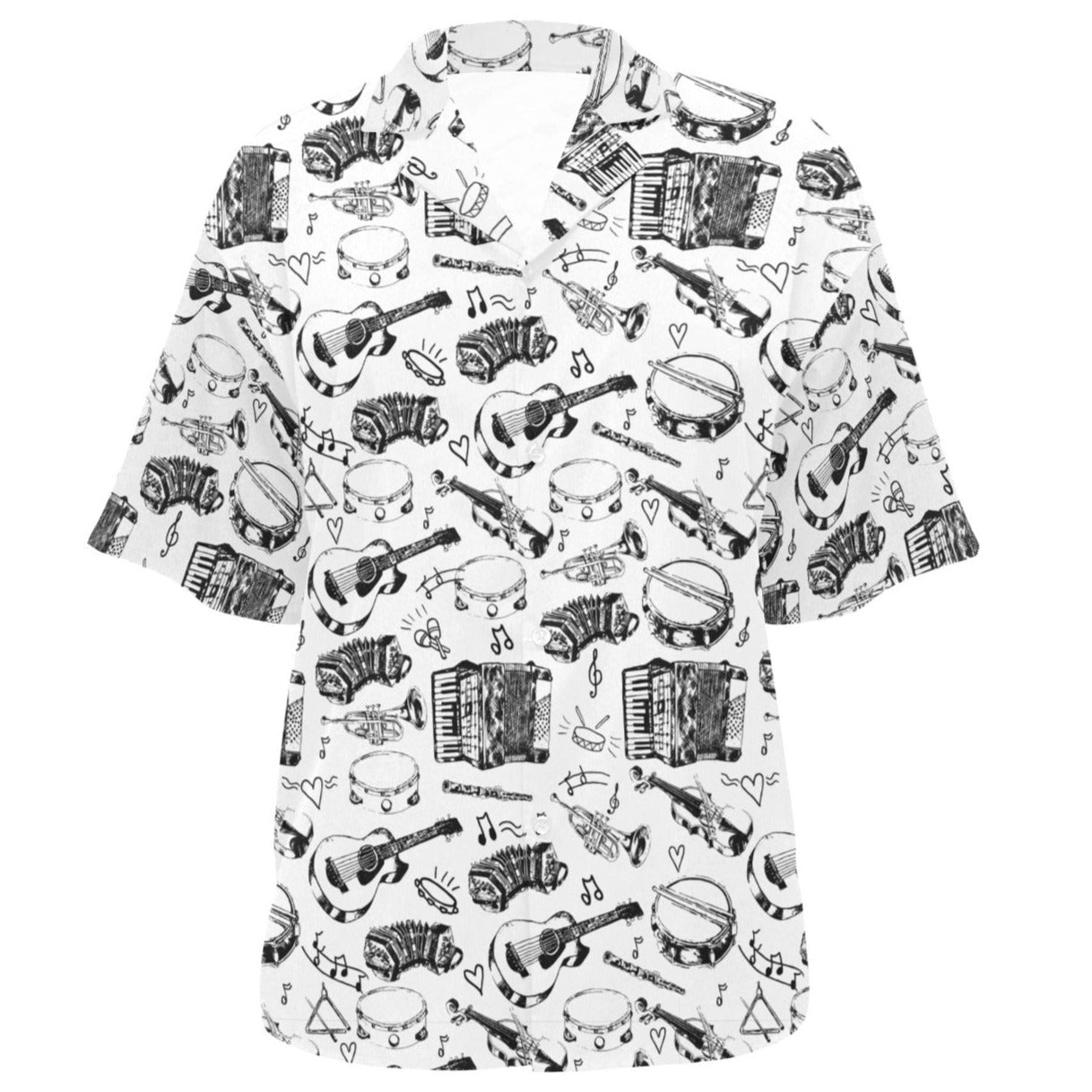 Music Instrument Art Hawaiian Shirt