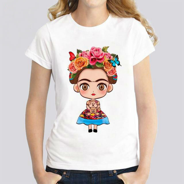 Frida Kahlo Printed Top T-shirts